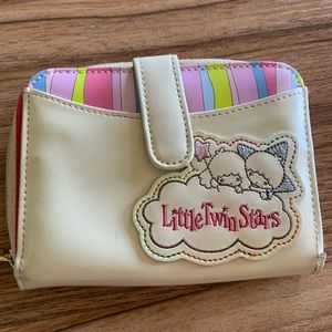 Little Twin Stars Wallet '03 Faux Leather. Vintage